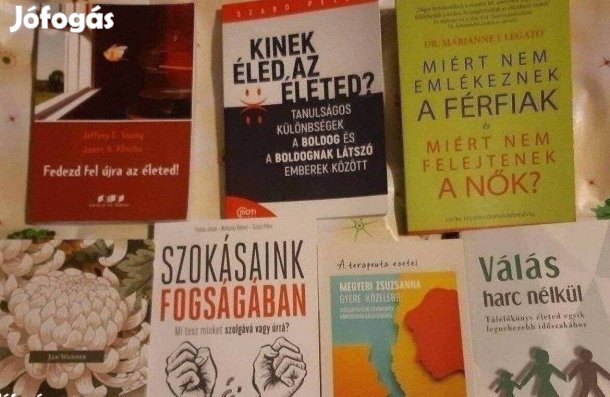 Pszichológia témakörű könyvek Eladó