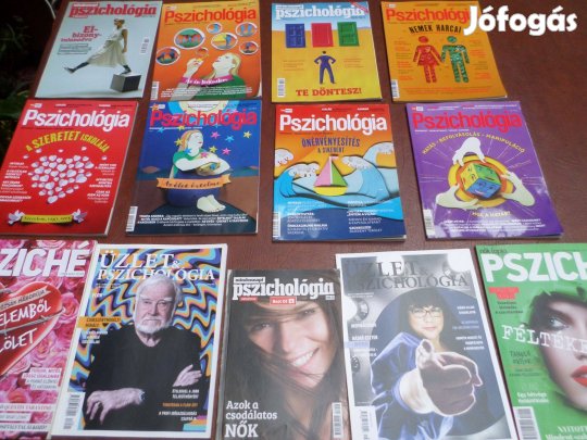 Pszichológia újság magazin újszerű 13 db
