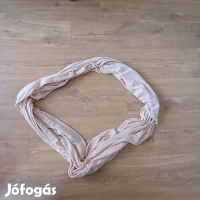 Púder színű nöi pamut körsál