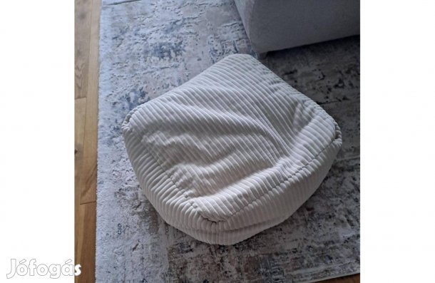 Puff, bézs, Beliani, 2. ker