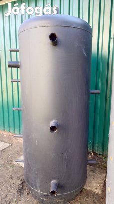 Puffer tartály hőcserélővel 500 liter +szigetelés és szerelés