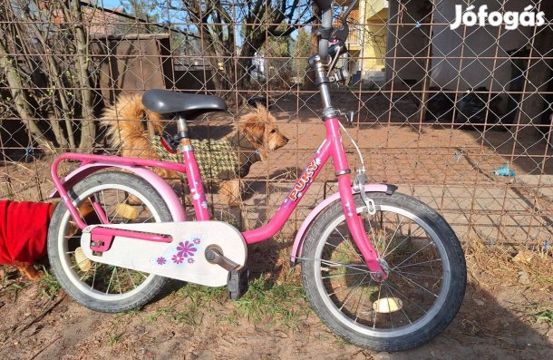 Puky 16 col kontrafékes és kézifékes gyerekbicikli kislánynak