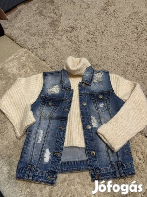 Pulcsi és farmer mellény