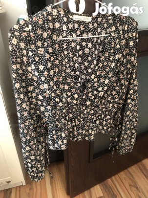 Pull&Bear női blúz felső virágmintás XS 34