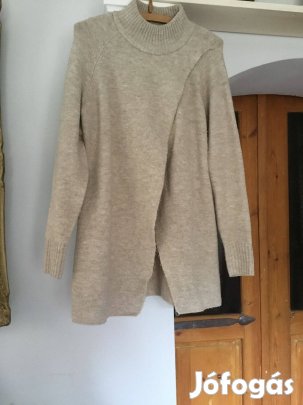 Pulóver ( XL) újszerű, áthajtós, Bonprixből