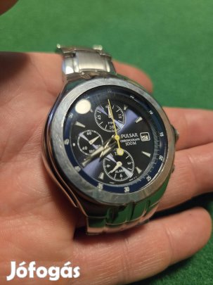 Pulsar chronograph 100m férfi karóra