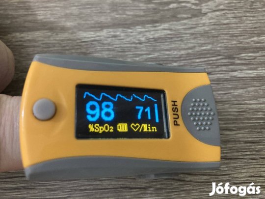 Pulzoximéter (ujjra csíptethető vér-oxigén mérő)