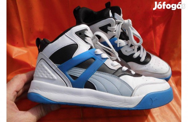 Puma Backcourt fehér-kék bőr 40-es magasszárú cipő eladó,