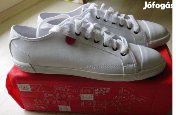 Puma Elki fehér cipő 38.5-es méretben! Teljesen új, dobozos, eredeti