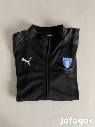 Puma Malmö FF férfi cipzáros training melegítő felső, L-es