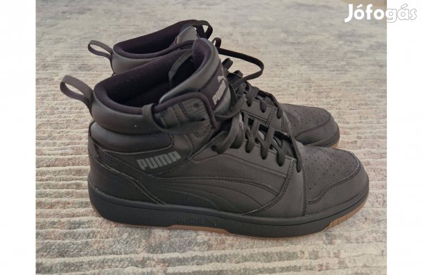 Puma Rebound V6 392326-06 fekete magasszárú cipő, méret: 43