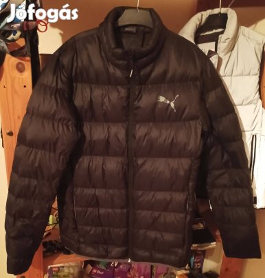 Puma eredeti télikabát kabát S méret, pillekönnyű, fekete, új állapotb