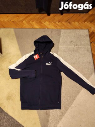 Puma jogging melegitő szett szabadidő ruha együttes kék kapucnis s