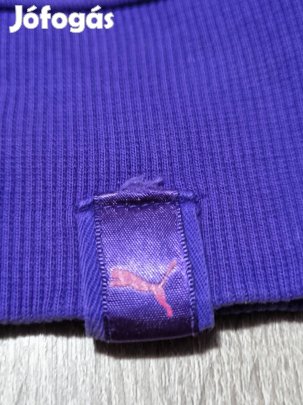 Puma női lila aszimmetrikus cipzáras felső / kardigán