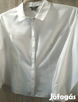 Puplin női fehér ing blúz 46-os méretben eladó!