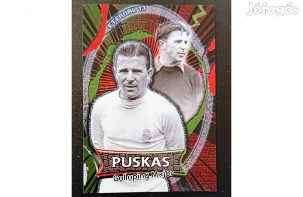 Puskás Ferenc Real Madrid Galloping Major focis kártya Fantop Eternal