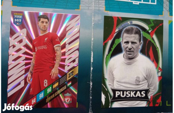 Puskás Ferenc rajongói és Szoboszlai Dominik Fifa 365 Limited kártya