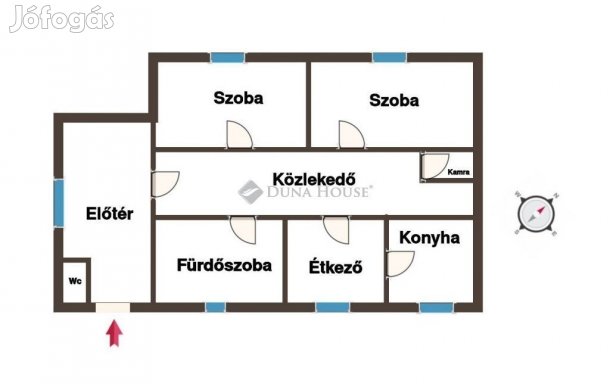 Püspökladányi 80 nm-es ház eladó