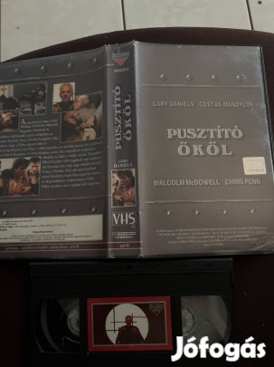 Pusztító ököl akció vhs nagytok 