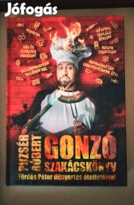 Puzsér Róbert 2 db könyve: Sznobjektív és Gonzó Szakácskönyv