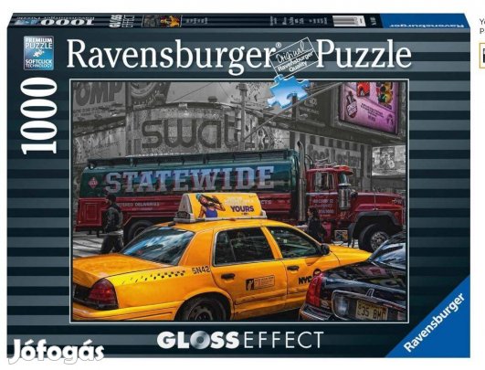 Puzzle 1000 darabos , sárga taxis 7000,- ft