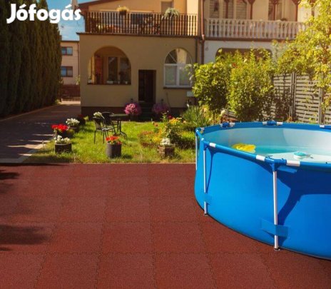 Puzzle Home 20 vörös Medence alá gumilap, , burkolatok országos szállí