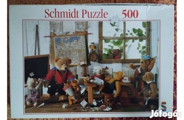 Puzzle kirakó Mackó iskola