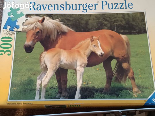 Puzzle kirakó játék, lovak