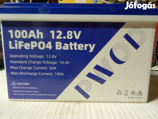 Pwod 12v 100ah lifepo4 munka akkumulátor