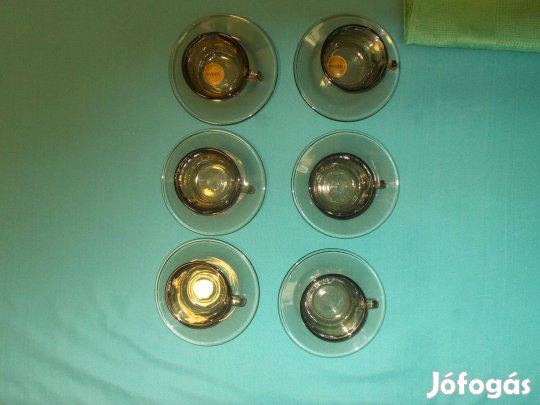 Pyrex 6 darabos kávés készlet eladó