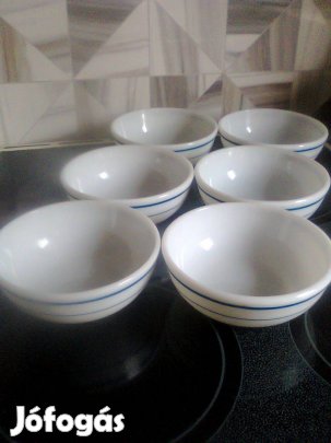 Pyrex tálka, 6 db egyben - USA