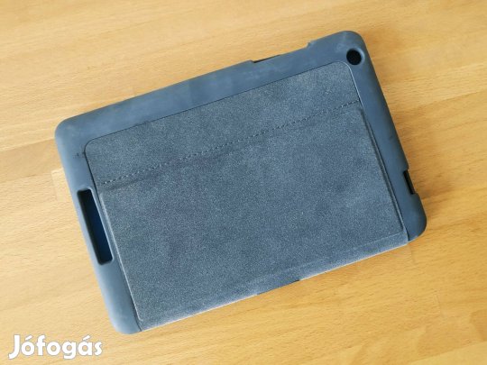 Qilive merev tablet tok - szürke-kék (21x14cm) - újszerű