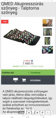 Qmed kneipp taposó szőnyeg új 