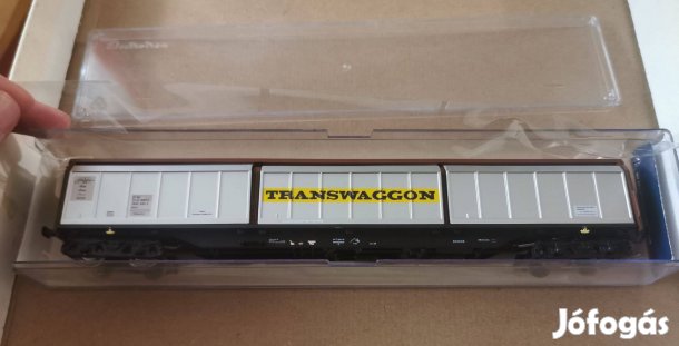 Quabla MÁV H0 vasút modell vagon, ritka egyedi konténerkocsi