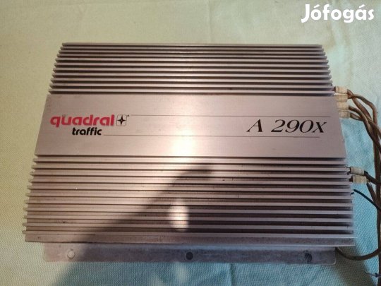 Quadral traffic a 290x autóhifi erősítő minőségi hangzás, nagyot szól