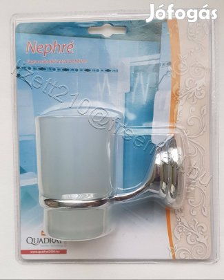 Quadrat Nephré Fogmosópohár tartó pohárral bontatlan csomagolás a01