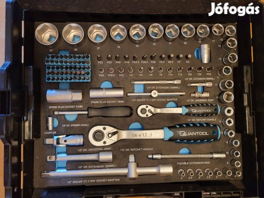 Quantool szerszámkészlet 118 részes