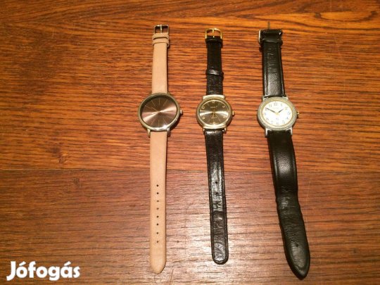 Quartz órák 3 db