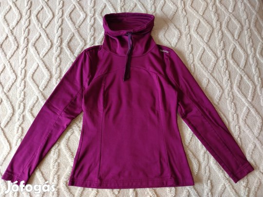 Quechua M méretű padlizsán színű női felső 