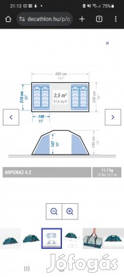 Quechua sátor decatlon