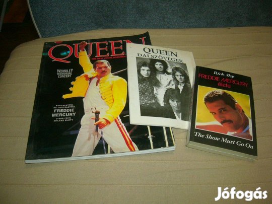 Queen Album, Könyv, Dalszöveg 3 db
