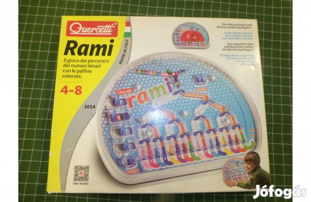 Quercetti Rami kód oktató játék okos golyópálya kettes számrendszer