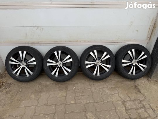 R14-es 4x114,3 XS tuning alufelni nyári gumikkal eladó