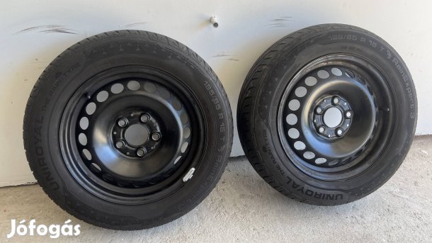 R15 5x112 185/65-15 nyári gumi lemez feli Pótkerék Vw Skoda Mercedes