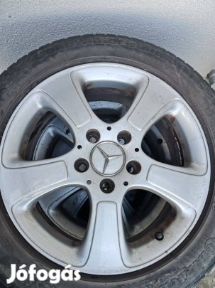 R16 Merci hasznalt alufelni, téli gumival eladó. 60.000 Ft