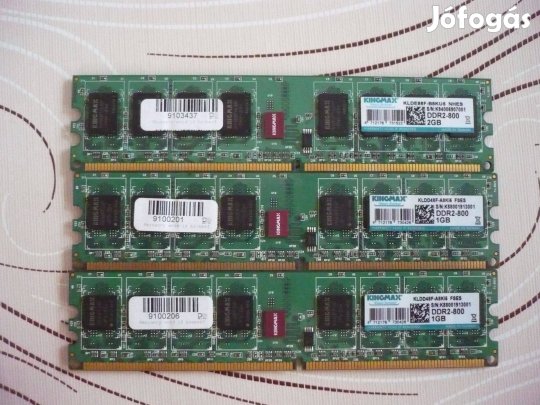 RAM Kingmax 4GB DDR2-800Mhz,Hynix PC2-6400U-666-12 2GB DDR2-800Mhz