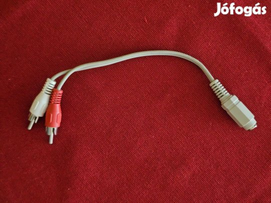 RCA - 3.5 jack (sztereó) adapter