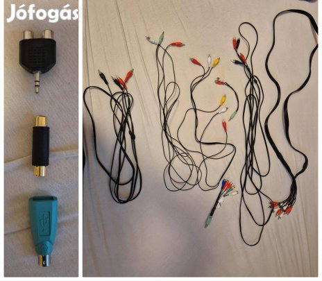 RCA dugók és csatlakozók