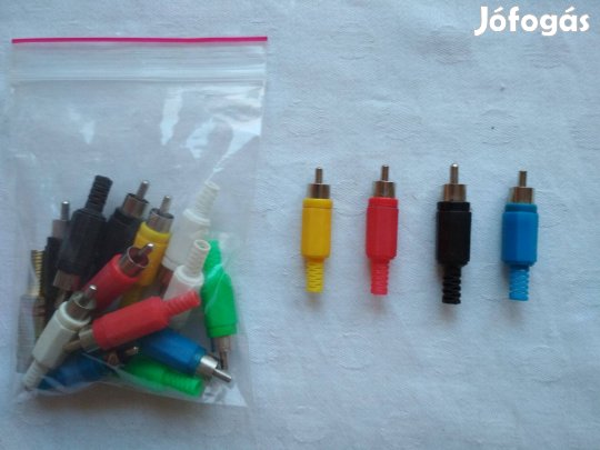 RCA lengődugó,több színben
