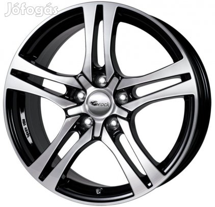RC RC26 SGVP - Fényes fekete polírozott 7X16 5X108 ET47 CB72,6 |